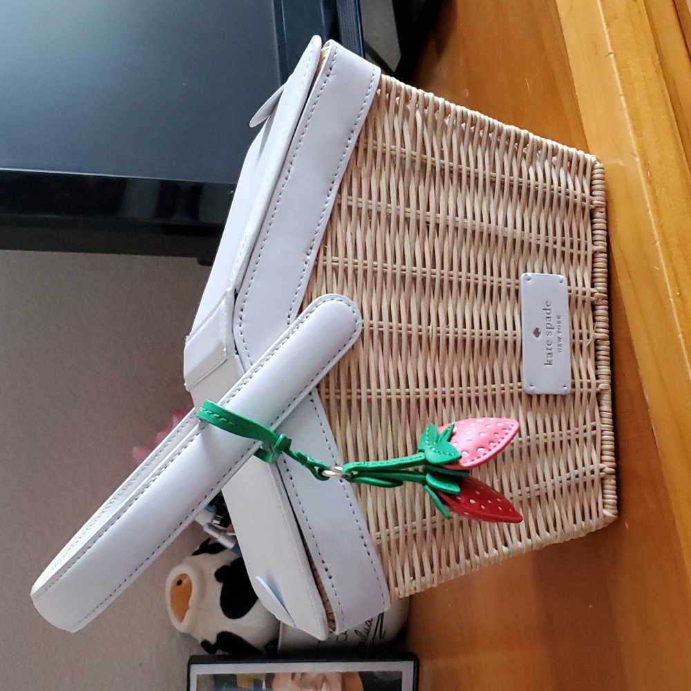 Kate Spade Strawberry Picnic Basket Purse
